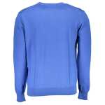 La Martina Blue Cotton Men Sweater 3