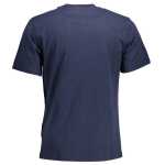 La Martina Blue Cotton Men T Shirt
