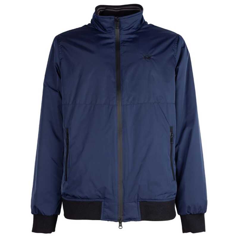 La Martina Blue Polyester Jacket, theFeinheit