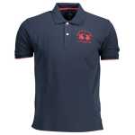 La Martina Elegant Blue Short Sleeved Polo 3