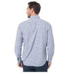 La Martina Elegant Checkered Cotton Shirt With Embroidered Logo