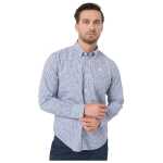 La Martina Elegant Checkered Cotton Shirt With Embroidered Logo 2