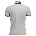 La Martina Gray Cotton Men Polo Shirt 2