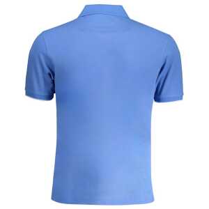 La Martina Light Blue Cotton Men Polo Shirt 2
