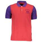 La Martina Red Cotton Polo Shirt