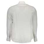 La Martina White Linen Men Shirt
