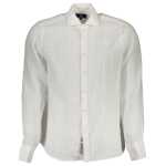 La Martina White Linen Men Shirt 2