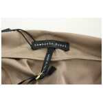 Lamberto Petri Elegant Brown Silk Shift Dress 5