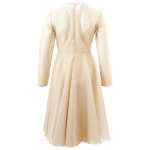 Lardini Beige Cotton Elegance Dress