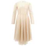 Lardini Beige Cotton Elegance Dress 6