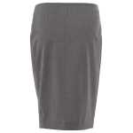 Lardini Chic Gray Wool Pencil Skirt