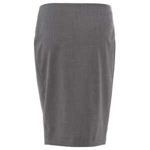 Lardini Chic Gray Wool Pencil Skirt