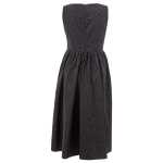Lardini Elegant Black Polyethylene Dress