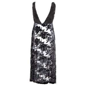 Lardini Elegant Black Viscose Dress