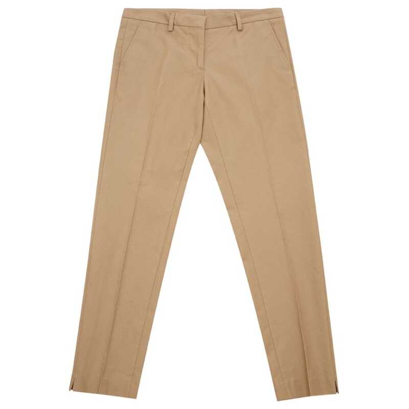 Lardini Elegant Brown Cotton Trousers for Women, theFeinheit