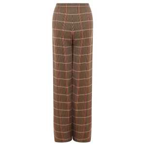 Lardini Elegant Brown Viscose Pants For Women