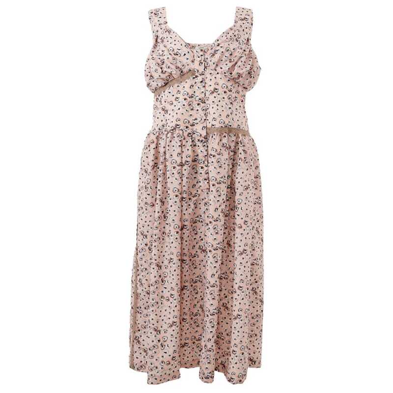 Lardini Elegant Pink Acetate Dress for Evening Elegance, theFeinheit