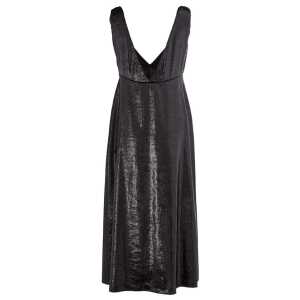 Lardini Elegant Polyester Black Dress