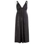 Lardini Elegant Polyester Black Dress 6