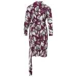 Lardini Elegant Purple Viscose Dress