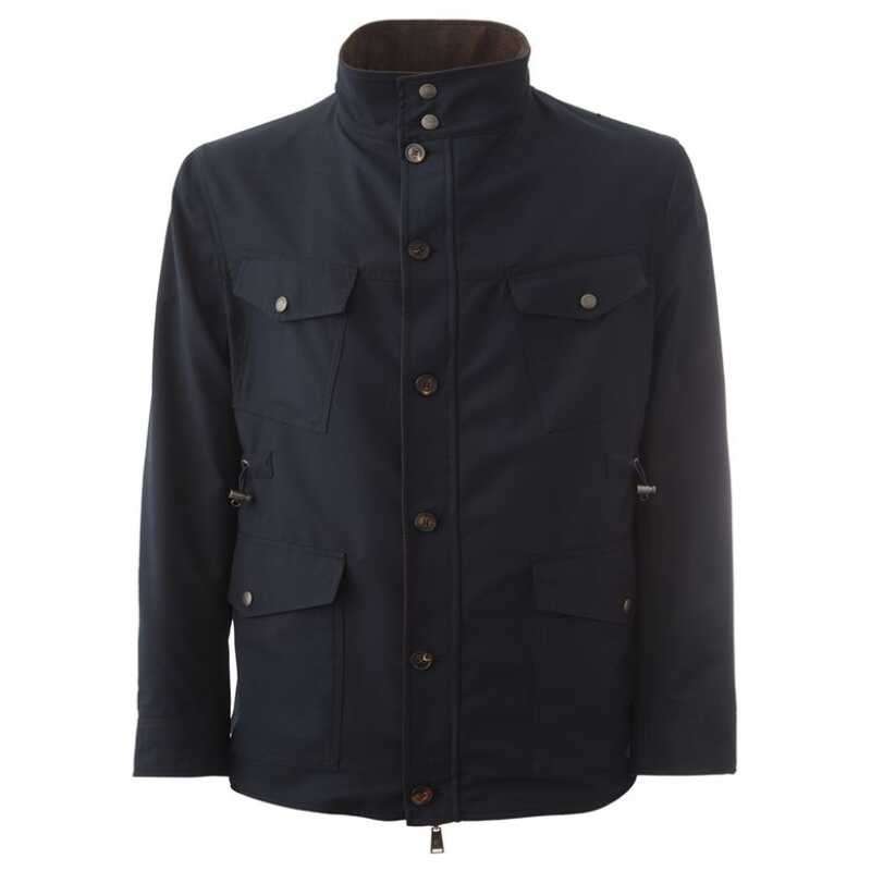 Lardini Elegant Wool Blue Jacket for Men, theFeinheit