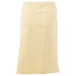 Lardini Elegant Yellow Viscose Skirt For Women
