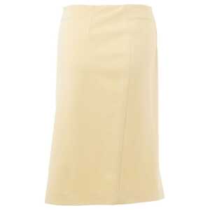 Lardini Elegant Yellow Viscose Skirt For Women