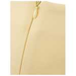 Lardini Elegant Yellow Viscose Skirt For Women 4