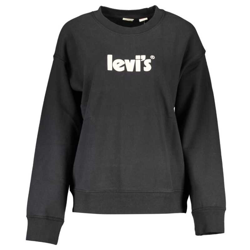 Levi Black Cotton Women Sweater 2