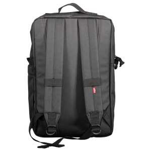 Levi Black Polyester Backpack 2