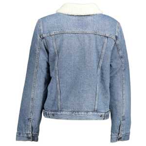 Levi Blue Cotton Jackets Coat 2