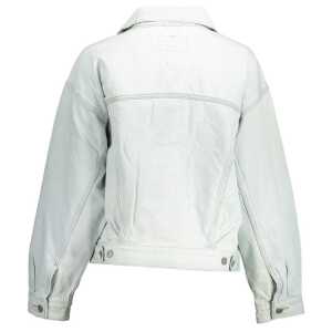 Levi Blue Cotton Jackets Coat 4