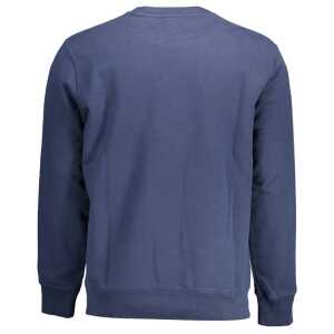 Levi Blue Cotton Men Sweater