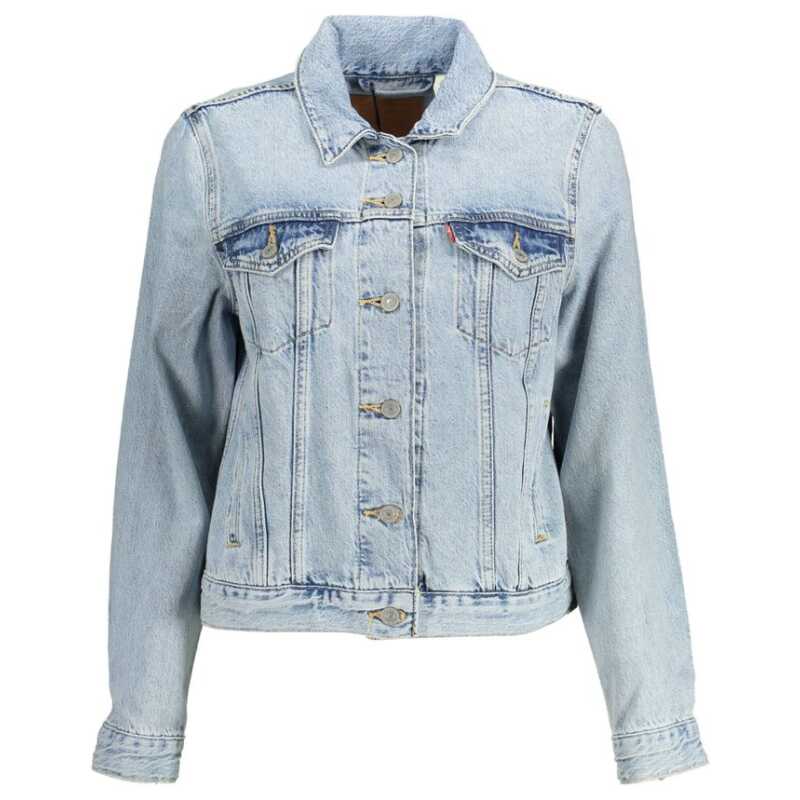 Levi&#8217;s Light Blue Cotton Women Jacket, theFeinheit