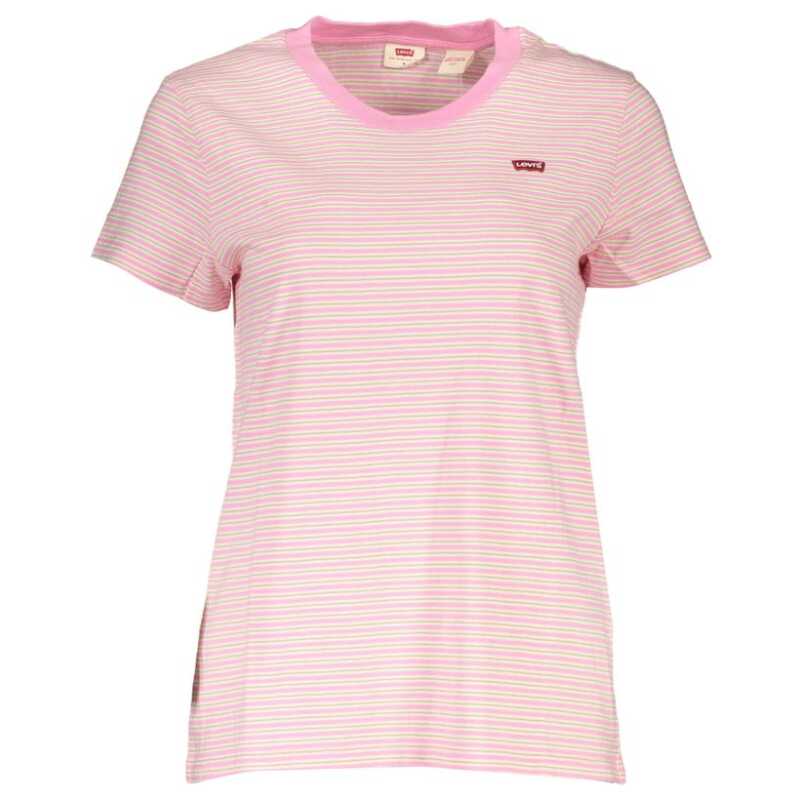 Levi&#8217;s Pink Cotton Women T-Shirt, theFeinheit