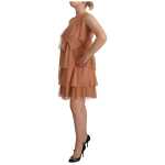Liu Jo Chic Pink Sleeveless Tiered Mini Dress