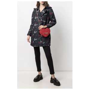 Love Moschino Black Polyester Women Coat