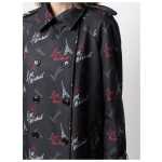 Love Moschino Black Polyester Women Coat 4