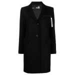 Love Moschino Black Wool Jackets Coat 2
