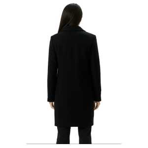 Love Moschino Black Wool Jackets Coat