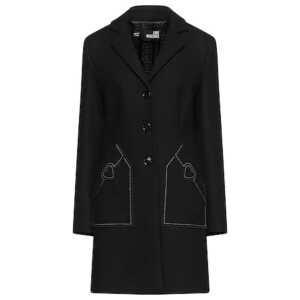 Love Moschino Black Wool Women Coat 4