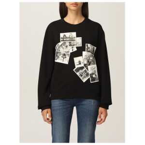 Love Moschino Chic Black Sweatshirt With Designer Emblem 3