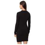 Love Moschino Chic Cotton Blend Logo Dress