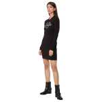 Love Moschino Chic Cotton Blend Logo Dress 3
