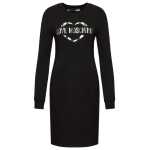 Love Moschino Chic Cotton Blend Logo Dress 4