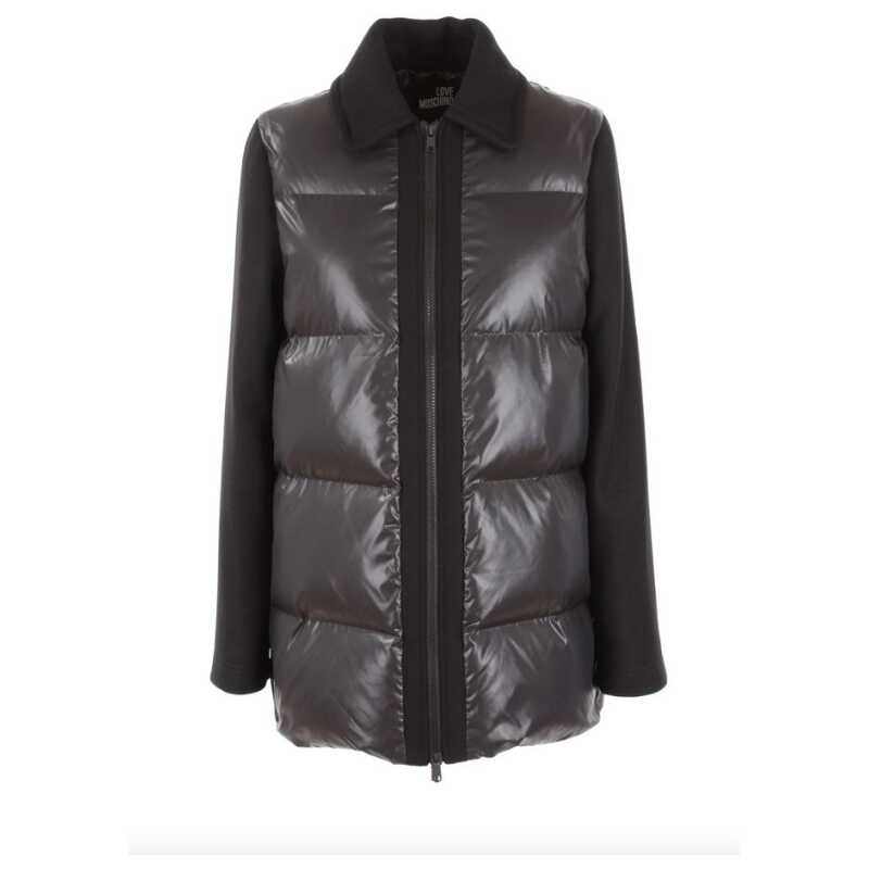 Love Moschino Chic Gray Jacket with Contrasting Accents, theFeinheit