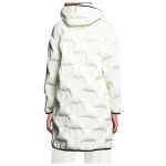 Love Moschino Chic Quilted Heart Long Down Jacket