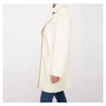 Love Moschino Chic White Winter Elegance Long Coat 2