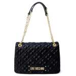 Love Moschino Gold Polyethylene Handbag 5