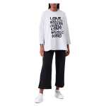 Love Moschino Gray Cotton Women Sweatshirt 3